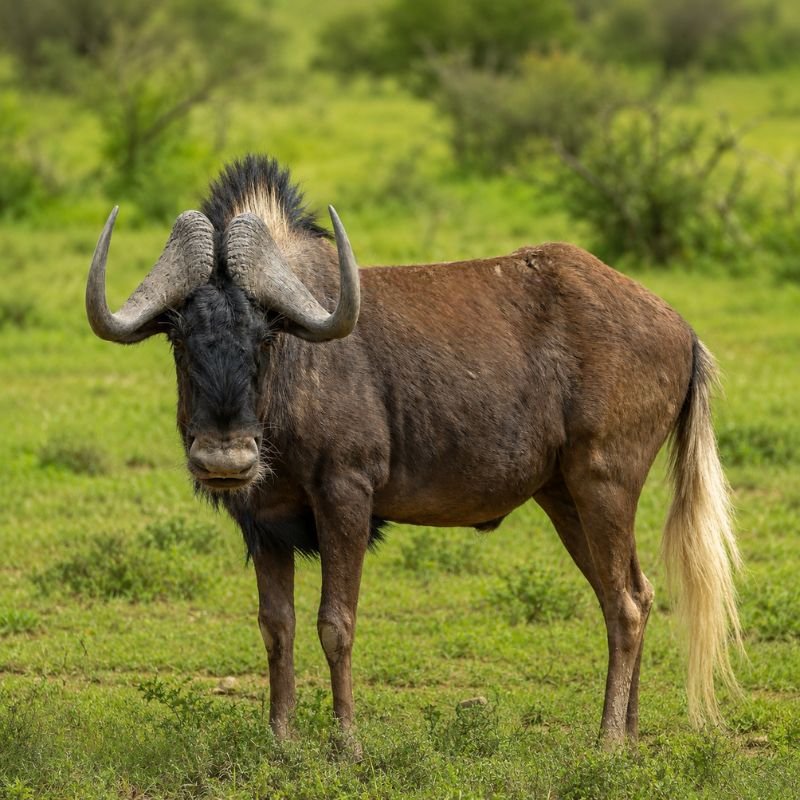 black-wildebeest - Inyati Africa Safaris